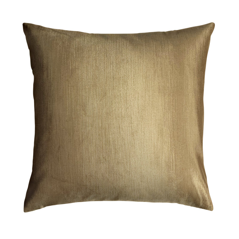 Feather Reversible Throw Pillow, Brown, 18" x 18"