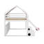 Lit mezzanine double avec tente