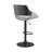 Mid-century Adjustable Height Bar Stool with Arms in Faux Leather and Metal-1929717823-1929717816