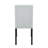 8032 Black Table And (4) Silver Chairs