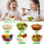 Paquet de 100 petits bols en plastique transparent, bols à salade jetables 12 oz, bol jetable