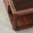 Medieval style wood coffee table
