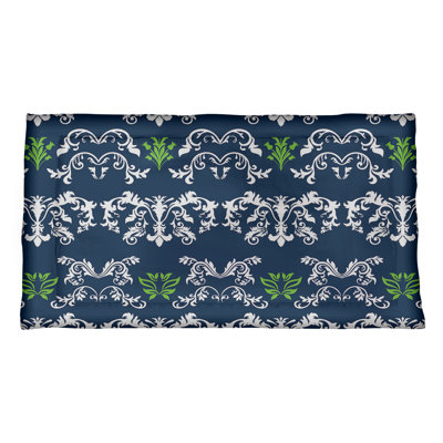 Football Baroque Pattern Pillow Sham