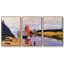 Port de Trouville par Monet, reproduction sur toile 3 pièces-796130558-796130557