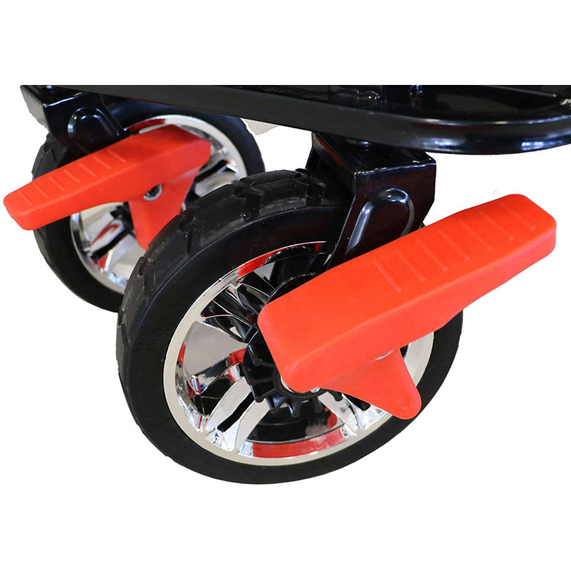 Push & Pull Utility Folding Wagon With Removable Canopy