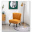 Fauteuil d'appoint en velours-1033517154