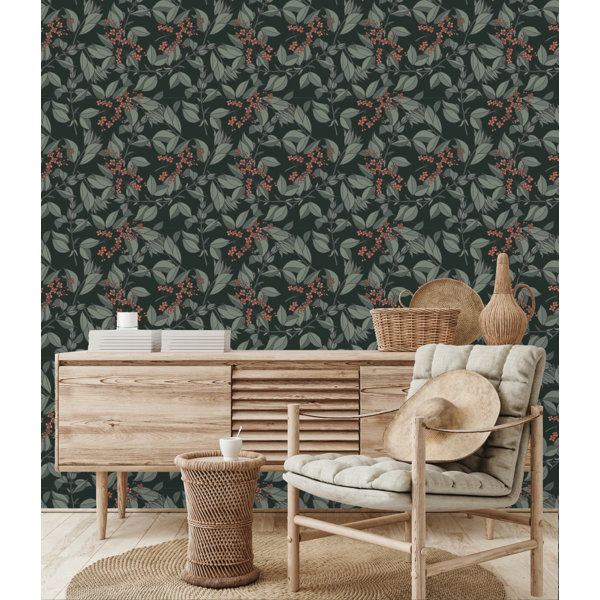 Red Barrel Studio® Peel & Stick Floral Tile | Wayfair