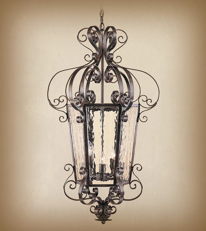 3 - Light Dimmable Lantern Geometric Chandelier
