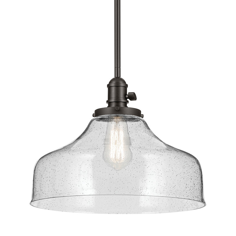 Luminaire suspendu 1 lumière 11,25 po, Bronze