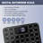 Ultra Thin, Black Grid Scale with Easy To Read LCD Display - Auto Step On