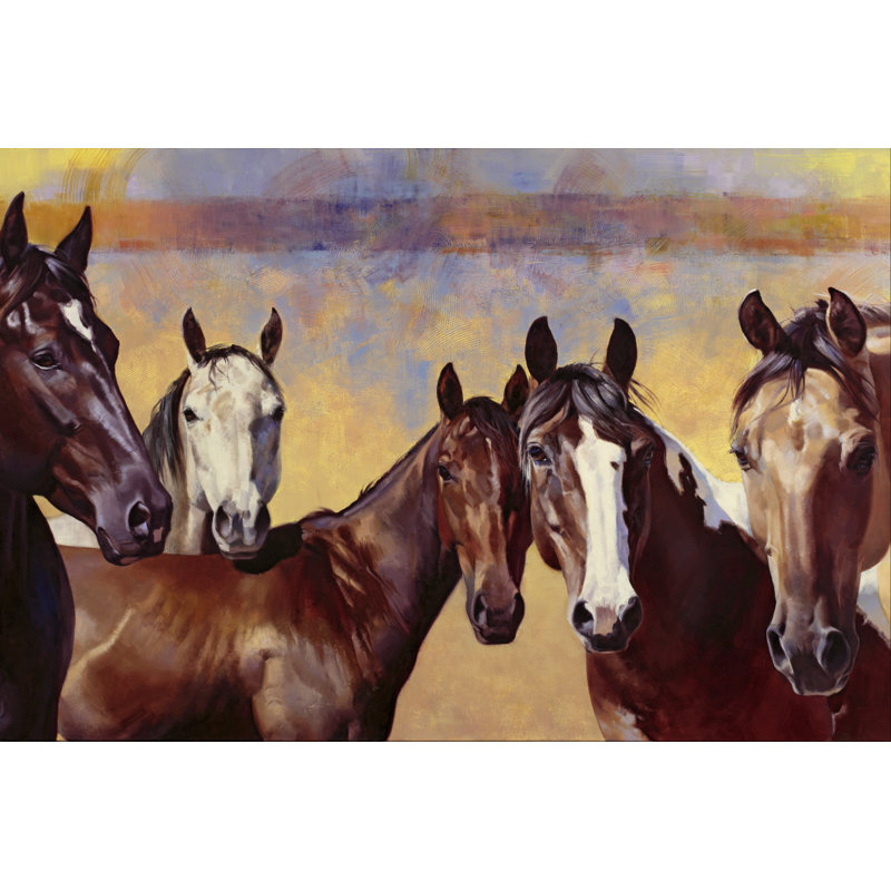 " The Boys " Painting Print, 20" H x 30" W x 1.25" D