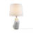Asymmetrical Ceramic Table Lamp Grey See Below