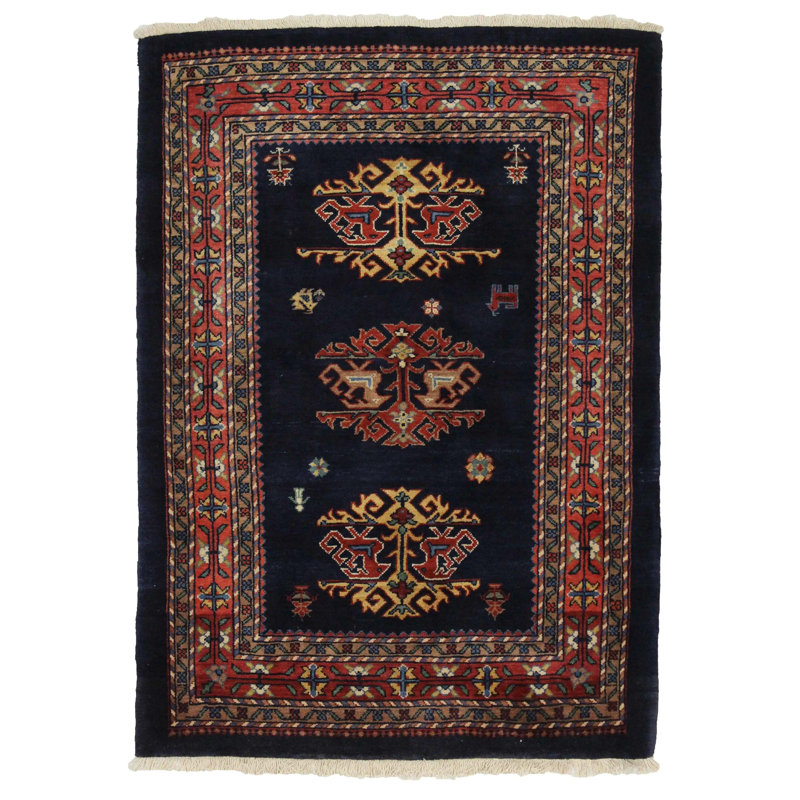 Oveta Oriental Area Rug in Navy