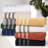 Ilseruth Zero Twist Cotton Ribbed Modern Geometric Border Soft 6 Piece Bathroom Towel Set-1259814249