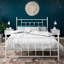 Eastford Metal Bed Frame with Vintage Headboard-1956262734-1956262721