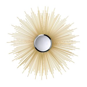 Mercer41 Polster Sunburst Wall Mirror & Reviews | Wayfair