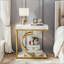 Table d'appoint en forme de C
