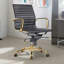 Chaise de bureau en cuir Lonty-310102825-310102838