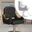 Fauteuil de coiffeur Fauteuil de coiffeur pivotant sur 360 degrés Fauteuil de coiffeur pivotant avec capacité hydraulique de 330 lb pour spa tout usage, noir-613090561