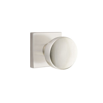 Ensemble de faux boutons Emtek avec rosette carrée et bouton Laurent