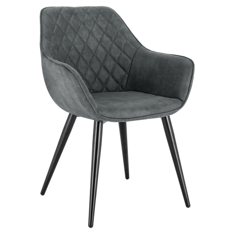 Burlwood Sponge Dining Chair, Grey