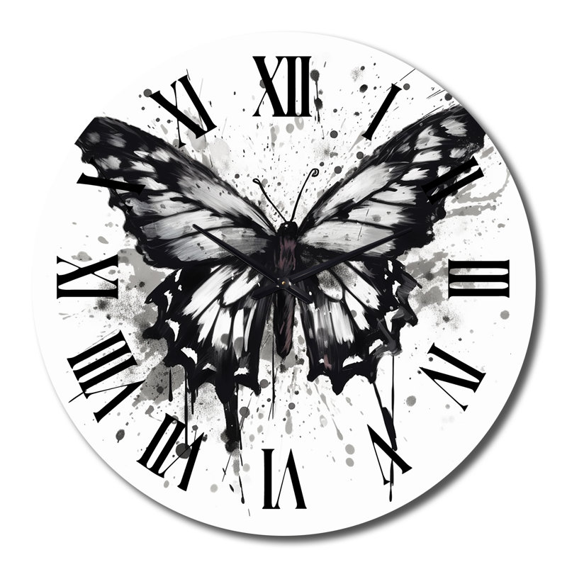Horloge murale papillon, Très grand
