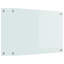 Vidaxl Kitchen Backsplash White 80 X 40 Cm Tempered Glass-119815091-119815085
