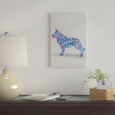 « german berger » par ayse deniz akerman, impression sur toile tendue
