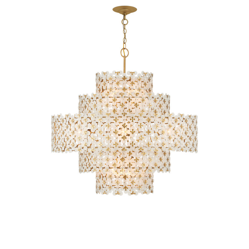 Spring Flower 4 - Light Chandelier, 35'' H X 35'' W X 35'' D