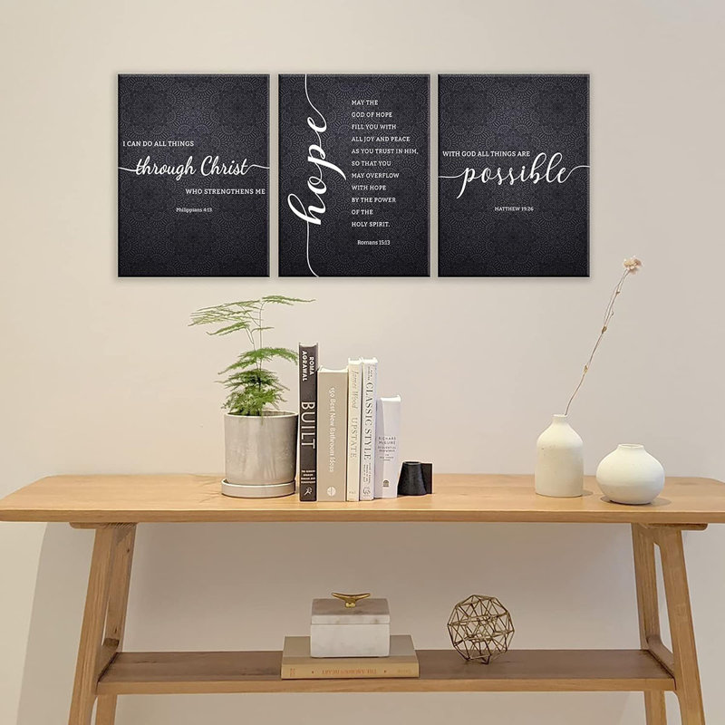 3 Piece Wrapped Canvas Print