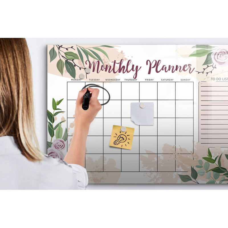 Magnetic Glass Dry Erase Board