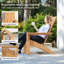 Chaise Adirondack en PEHD toutes saisons 3 pièces avec table d'appoint Danese-113257809