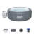 Coleman 120 Volt 140 - Jet Polyvinyl Chloride (PVC) Round Inflatable Hot Tub in Gray