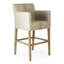 Avignon Upholstered Stool with Solid Wood Frame-1074852759-1074852753