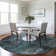 Machine Washable Indoor/Outdoor Cinead ACN1683 Teal Rug