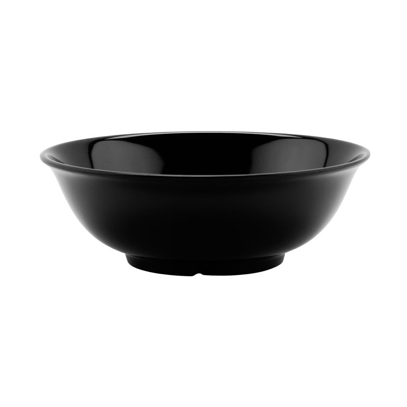 Bol rond en mélamine GET M-811-BK, 1 pinte, noir (ensemble de 12)