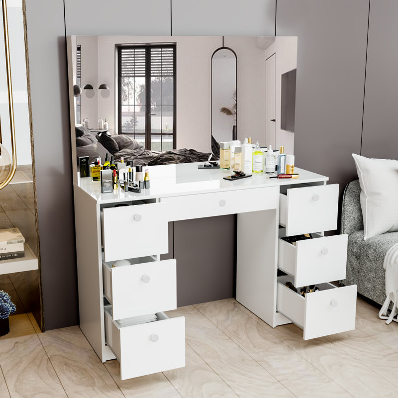 Ebern Designs Gesche Vanity & Reviews | Wayfair