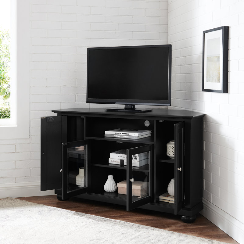 Meuble télé pour téléviseur de 50 po ou moins Hedon, Noir