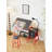 Drafting Table Red With Stool