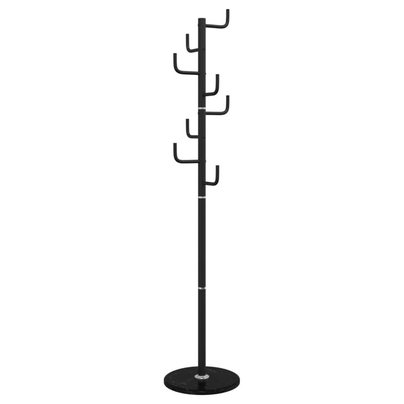 Nishil Iron Freestanding Coat Rack, Black