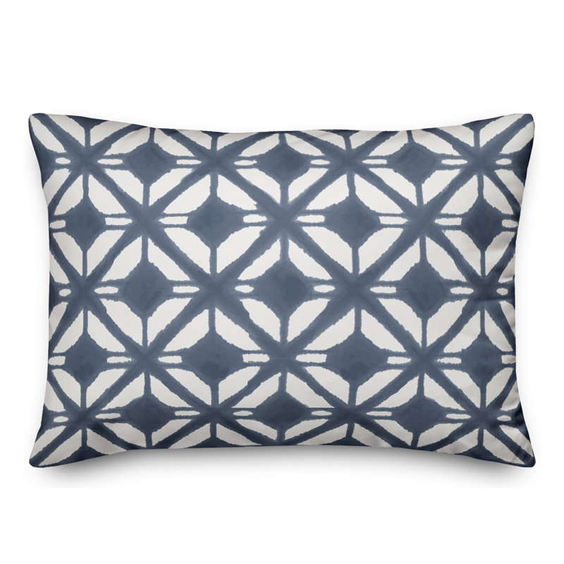 Housse de coussin Aztec, Bleu