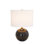 Marble Sphere Lamp-Black