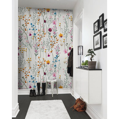 Papier peint amovible floral