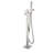2 Handle Floor Clawfoot Tub Faucet with Diverter-21202636