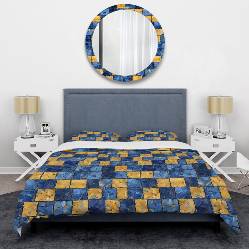 Ensemble de housse de couette Modern, Housse de couette pour grand lit et 2 taies décor