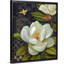 «Heirloom Magnolia» sur toile noire-448915498-448915497