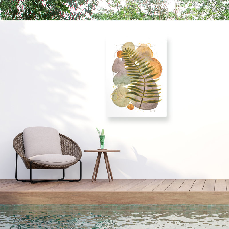 Toile d'extérieur Jocelyn Benford Golden Fern, H 24 po x l 32 po