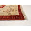 Tapis unique en laine noué à la main nouvel âge 3 pi 5 po x 5 pi Hoxton - rouge / beige