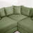 Felder L-Shaped Corduroy Sectional Sofa with Throw Pillows & Deep Seating-114887975