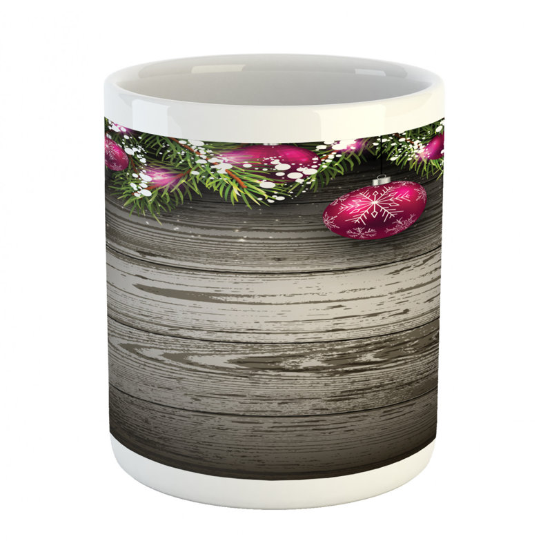 Grande tasse à café brindilles et balles